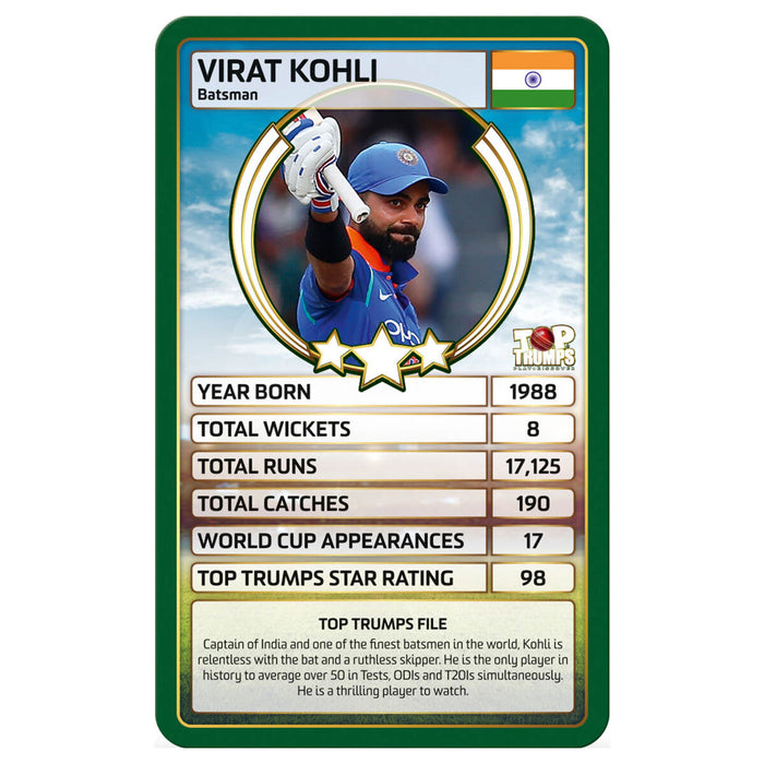World Cricket Stars Top Trumps Card Game