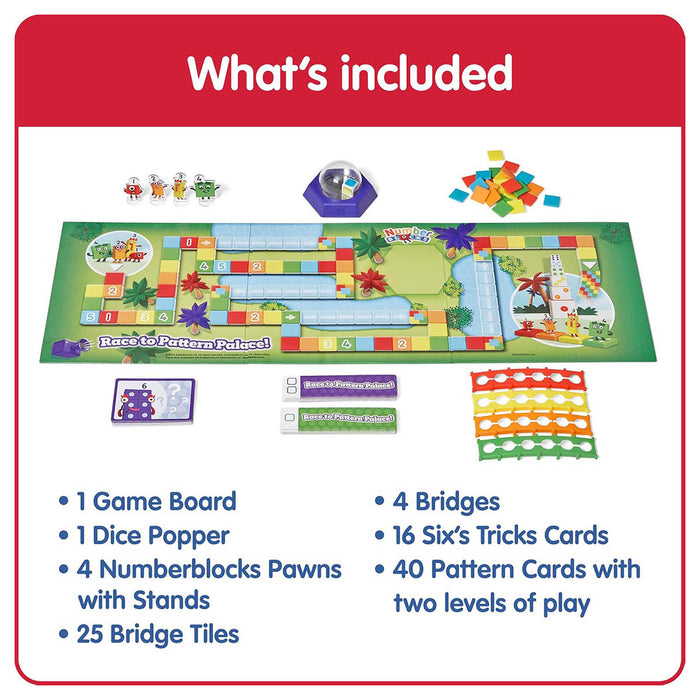 Learning Resources Numberblocks: Race to Pattern Palace Board Game
