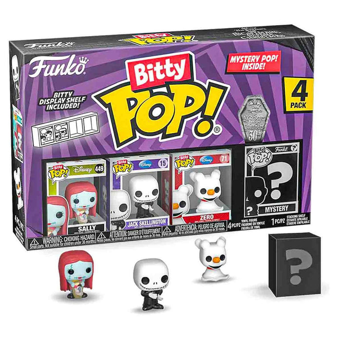 Funko Bitty Pop! The Nightmare Before Christmas Mini Figures Series 3 (4 Pack)