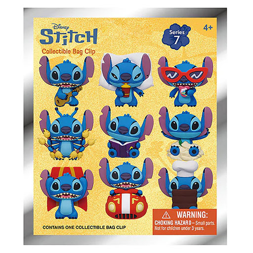 Disney Stitch Series 7 Collectible Bag Clip (styles vary)