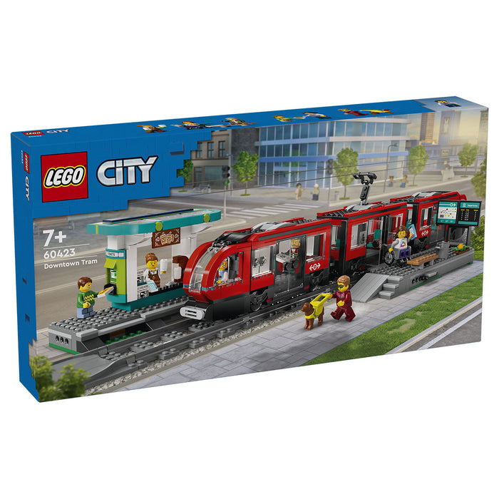 LEGO City Downtown Tram Building Set