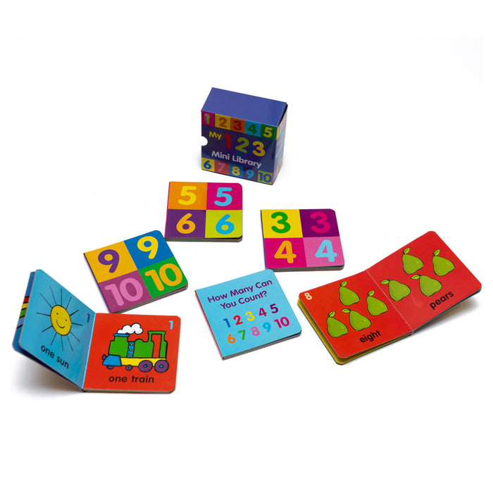 Bedtime Stories - My 123 - My ABC - Mini Library Board Books (3 Sets of 6)