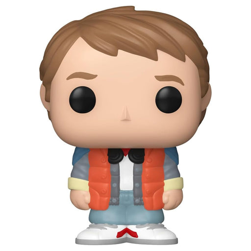 Funko Bitty Pop Rides: Back to the Future: Marty McFly and Time Machine Vinyl Figures
