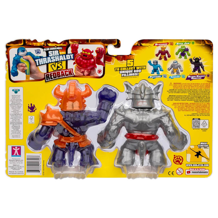 Heroes of Goo Jit Zu Stretch Strikers Knight Blazagon Vs Corruptagon Stretch Figures
