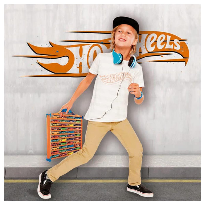 Hot Wheels Rack N' Track Car Case with Track Pieces