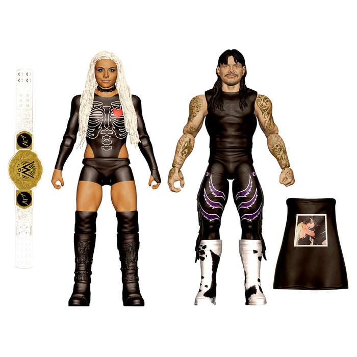 WWE Main Event Showdown Series 25 Liv Morgan & 'Dirty' Dominik Mysterio 6" Figures Set