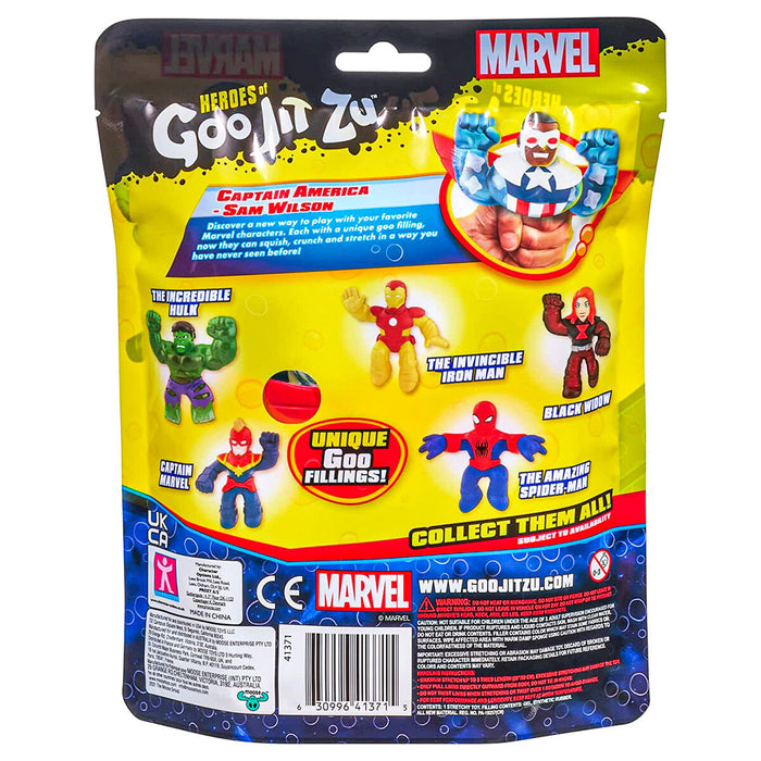 Heroes of Goo Jit Zu Marvel Captain America Sam Wilson Stretch Figure