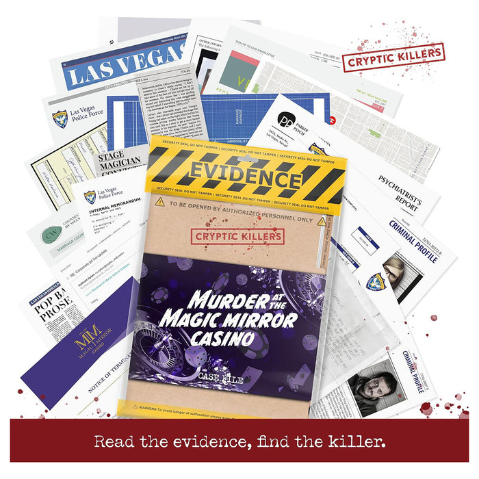 Cryptic Killers: Murder at the Magic Mirror Casino Game