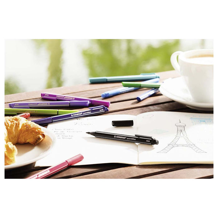 STABILO pointMax Writing Felt Pen (8 Pack)