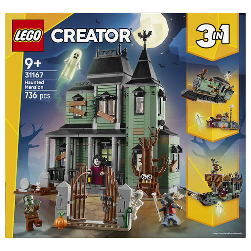 LEGO Creator 3 in 1 Haunted Mansion Building Set