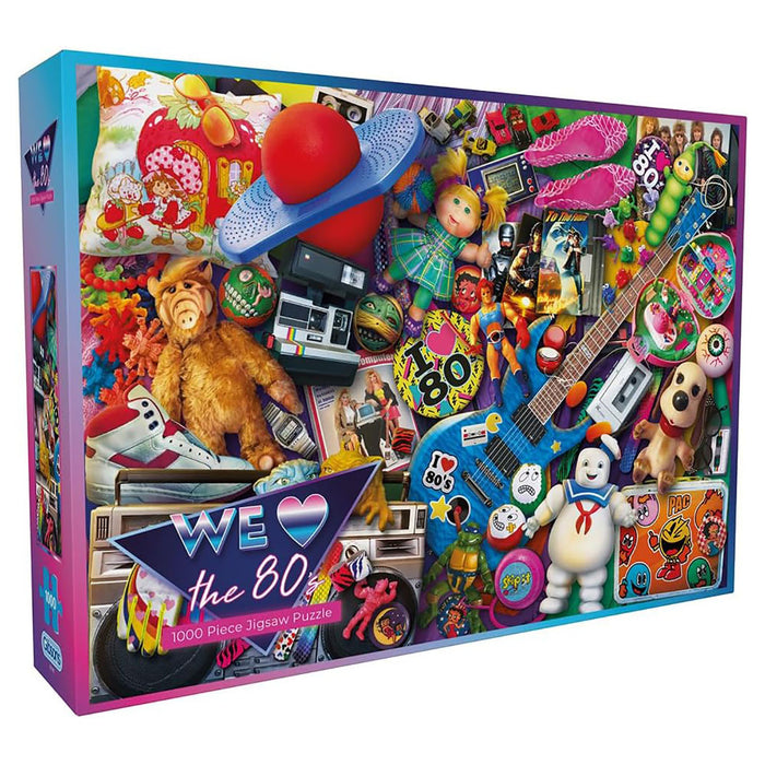 Gibson's We Love the 80's 1000 Piece Jigsaw Puzzle