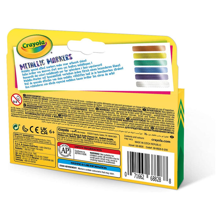 Crayola Metallic Markers (6 Pack)