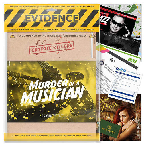 Cryptic Killers: Murder of a Musician Case File Game
