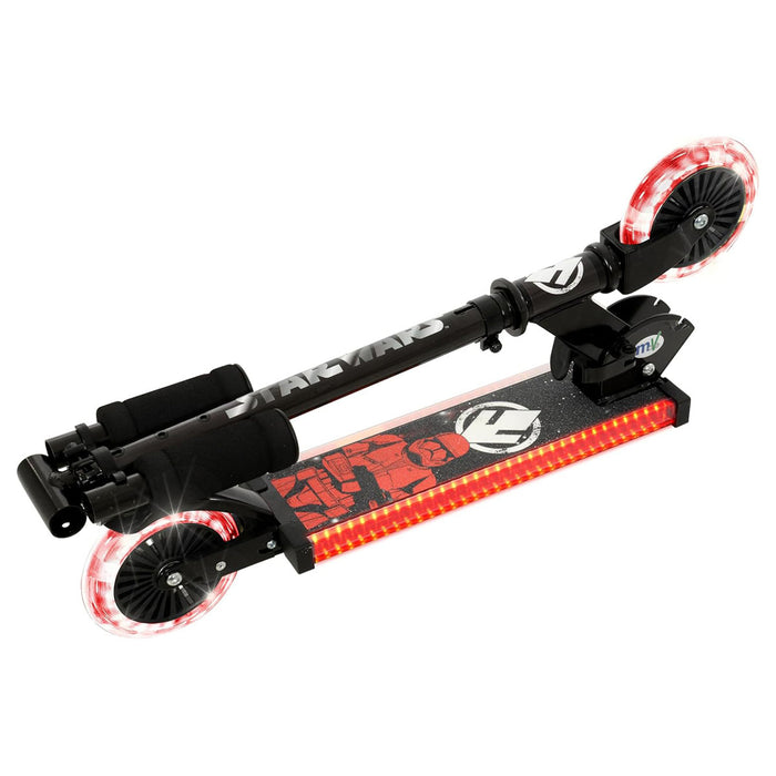 Star Wars Dark Side Light Up Folding In-Line Scooter 