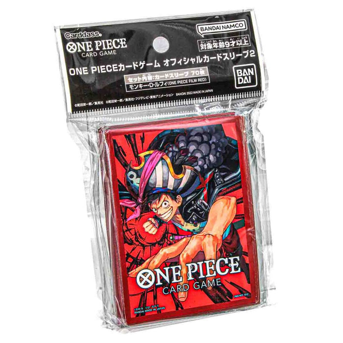 One Piece Card Game: Card Sleeves Monkey D. Luffy (70 Pack)