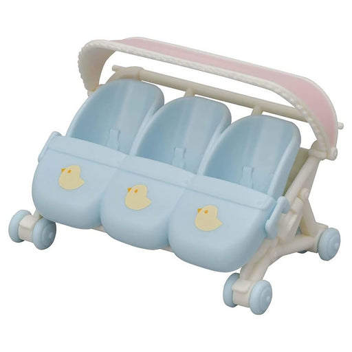 Sylvanian Familes Triplets Stroller