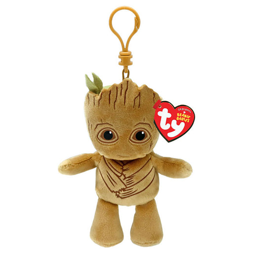 Ty Beanie Babies Marvel Groot Key Clip Plush