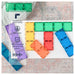 Connetix Magnetic Tiles Rainbow Rectangle Pack 18 Pieces