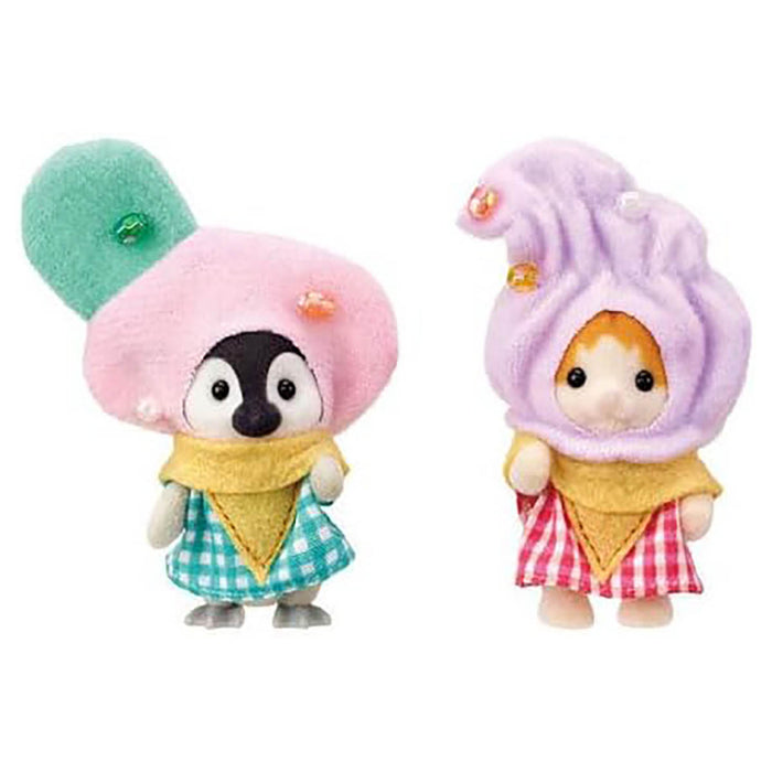 Sylvanian Families Baby Duo Ice Cream Sundaes Figures