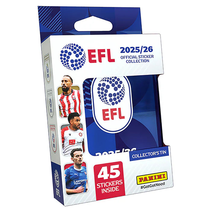 Panini EFL 2025/26 Sticker Collection Pocket Tin