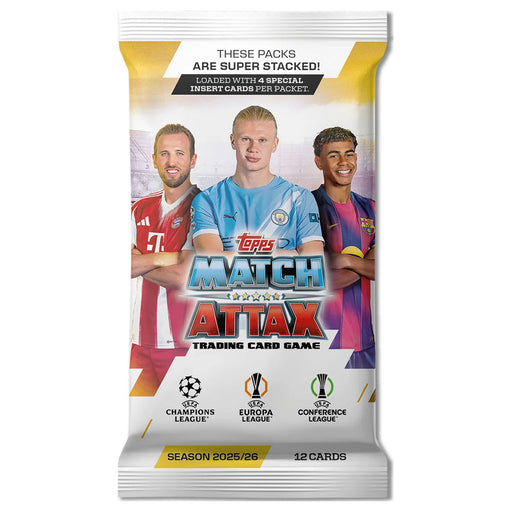 Topps Match Attax UCC 2025/26 Trading Card Game 32 Pack Box