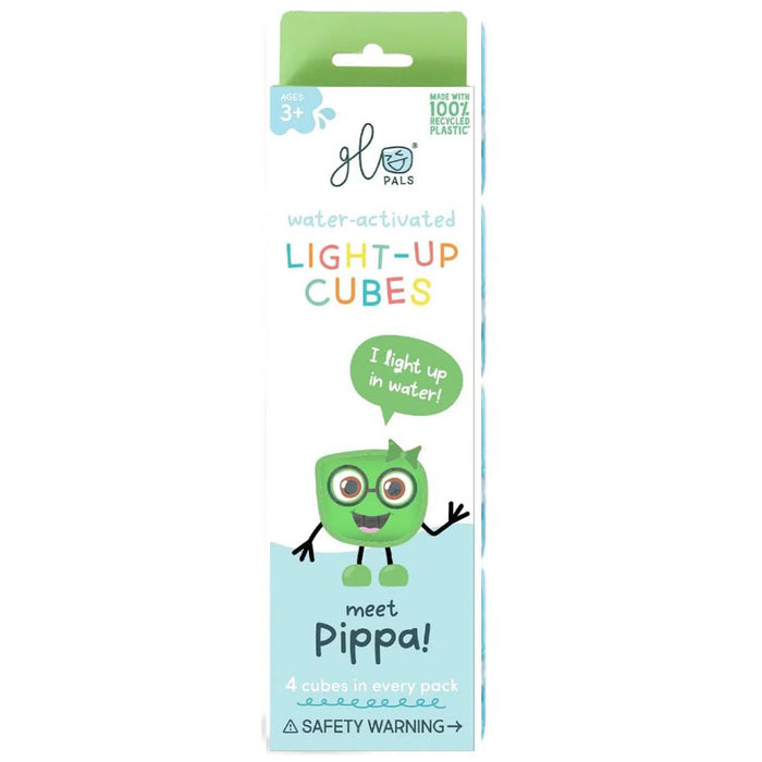 Glo Pals Water-Activated Light-Up Cubes Pippa Edition (4 Pack)