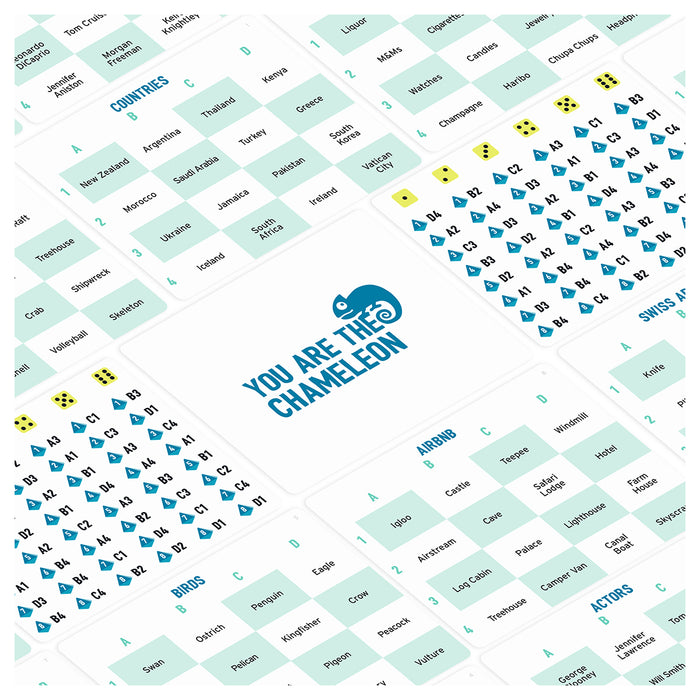 The Chameleon Travel Pack Card Game