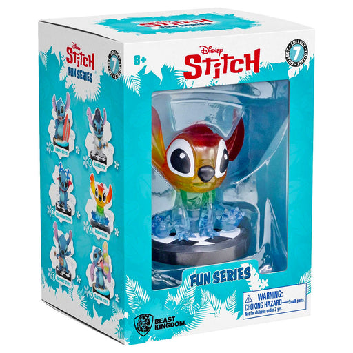 Disney Stitch Hero Box Fun Series Rainbow Stitch Figure