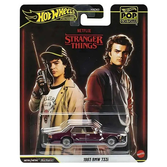 Hot Wheels Premium Pop Culture: Stranger Things 1983 Bmw 733I Car