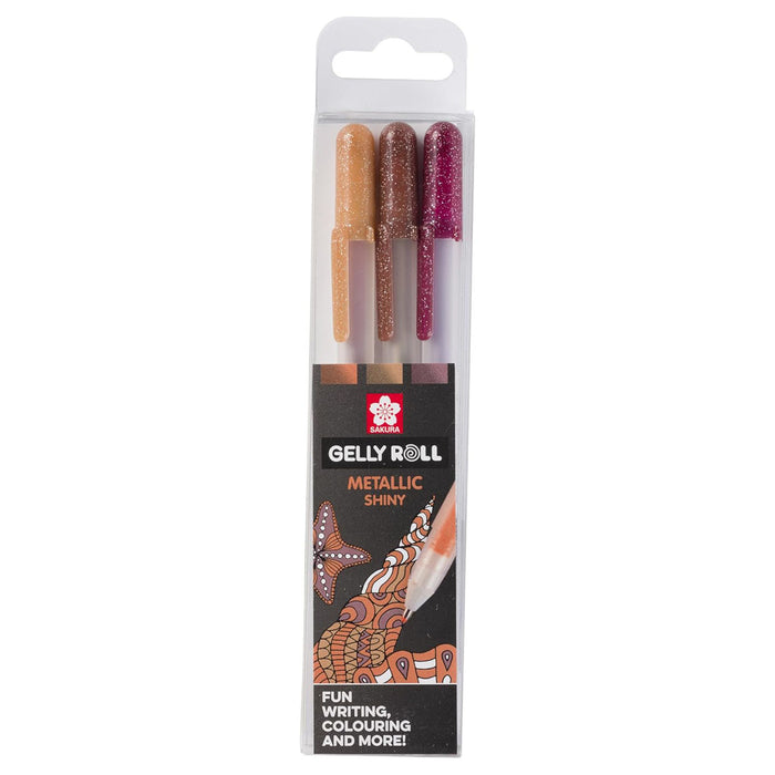 Sakura Gelly Roll Metallic set Nature 3 colours