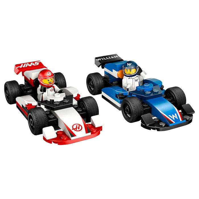 LEGO City F1 Williams Racing & Haas F1 Race Cars Buiding Set