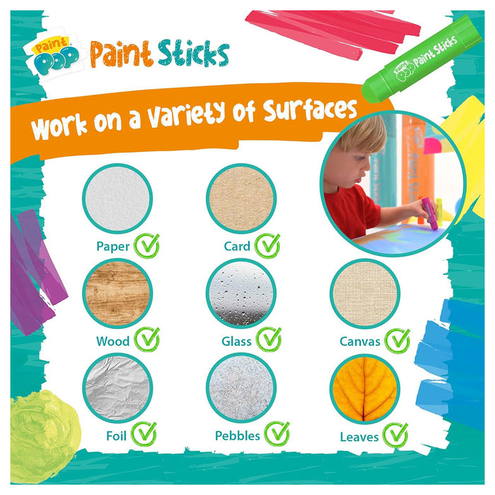 Paint Pop Paint Stick Giant Storage Tube (30 Pack)