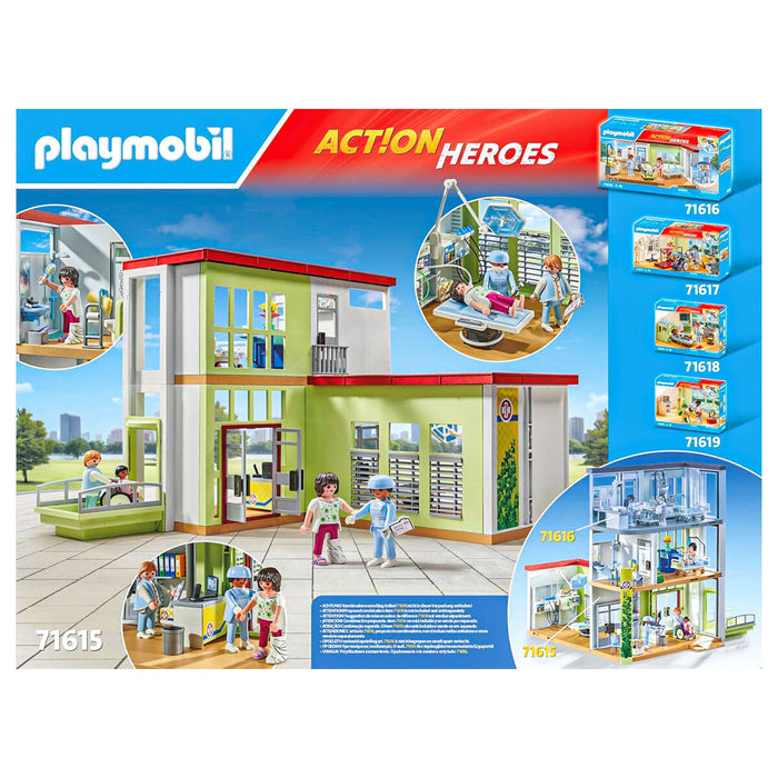Playmobil Action Heroes: Modern Hospital Playset