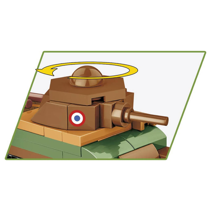 COBI Historical Collection WW2 Somua S-35 Tank Building Set