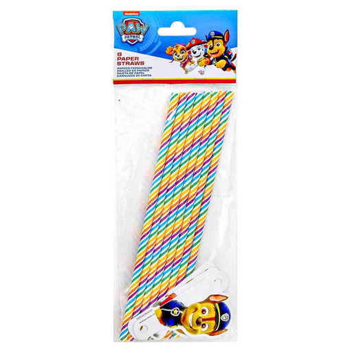 PAW Patrol Paper Straws (8 Pack)