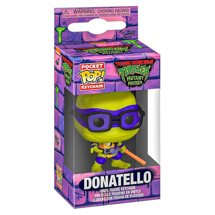 Funko Pop! Pocket Keychain: Teenage Mutant Ninja Turtles: Mutant Mayhem: Donatello Vinyl Figure