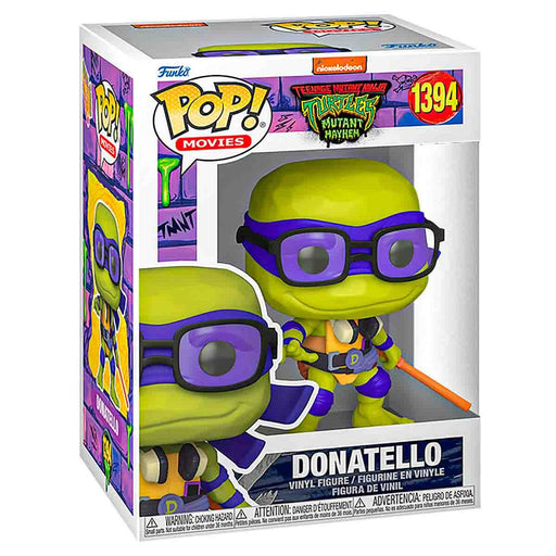 Funko Pop! Movies: Teenage Mutant Ninja Turtles: Mutant Mayhem: Donatello Vinyl Figure #1394