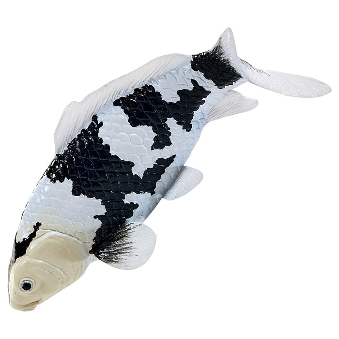 Shiro Utsuri Koi Carp Figure