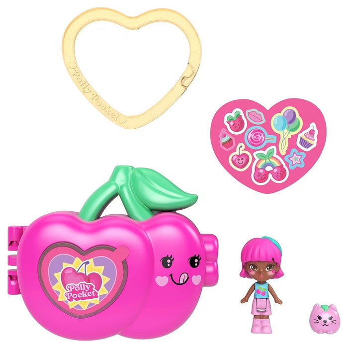 Polly Pocket Fruit Friend Reveal Cherry Playset