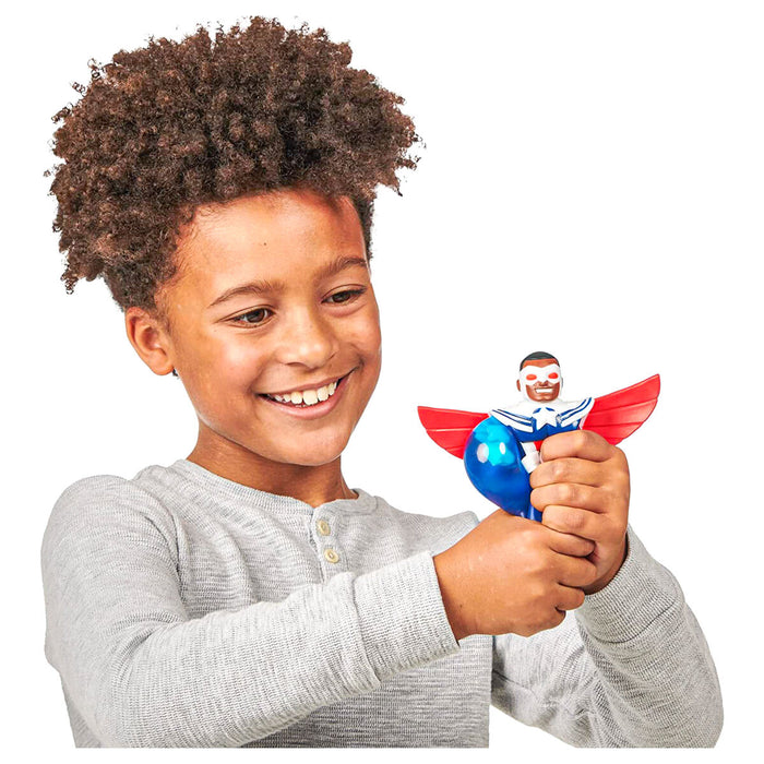 Heroes of Goo Jit Zu Marvel Captain America Sam Wilson Stretch Figure