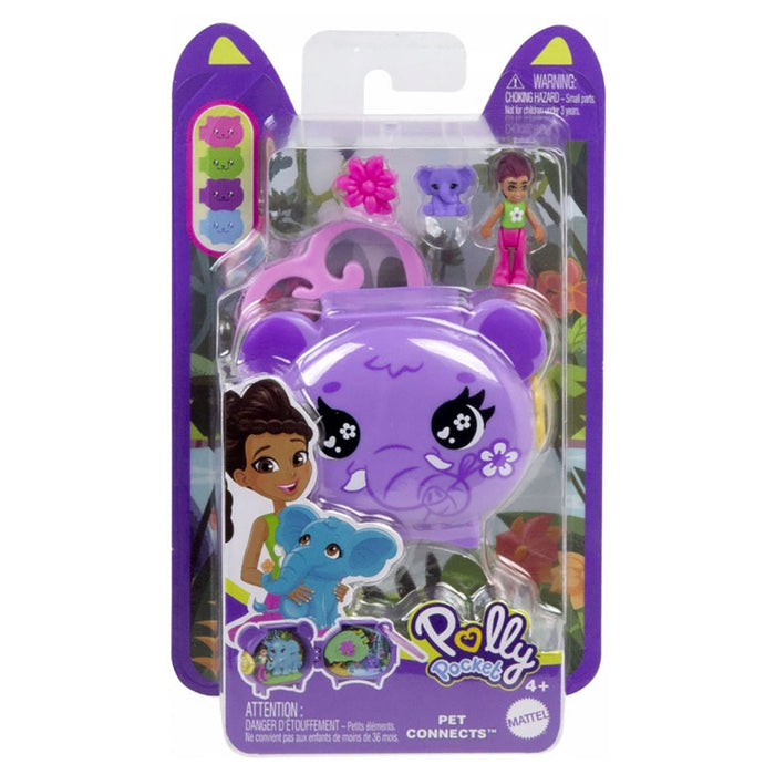 Polly Pocket Pet Connects Elephant Playset