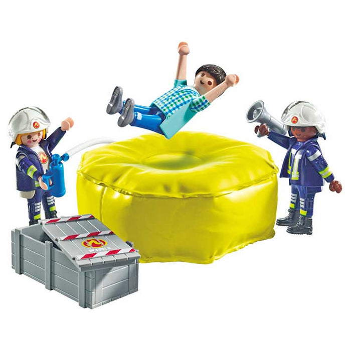 Playmobil Action Heroes: Firefighter with Air Pillow Playset
