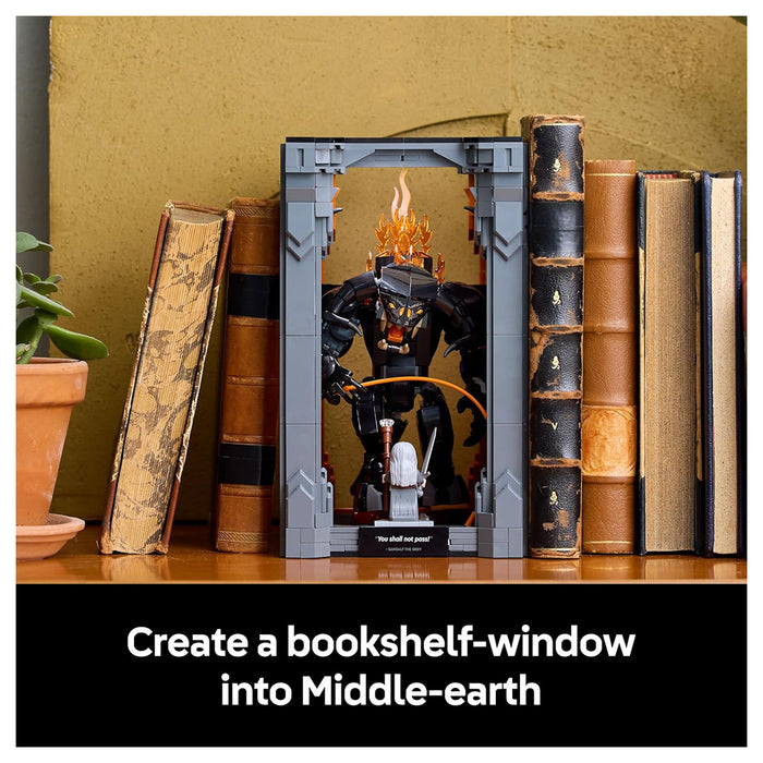 LEGO Icons The Lord of the Rings: Balrog Book Nook Building Set