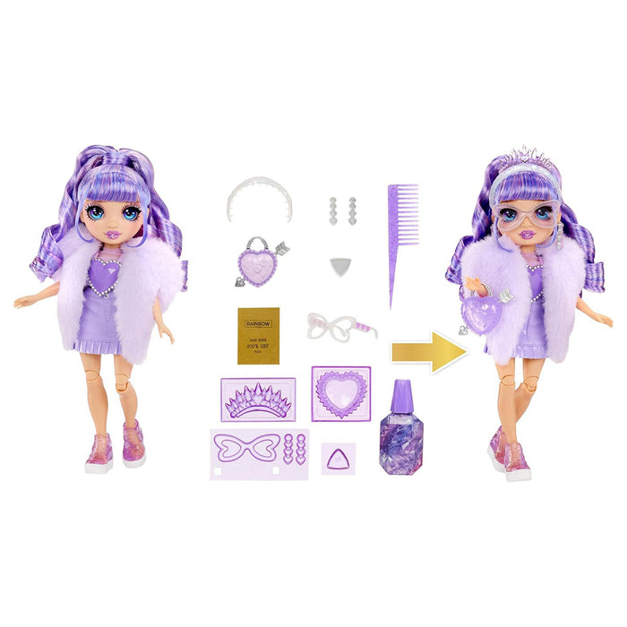 Rainbow High Creative Crystals Violet Fashion Doll