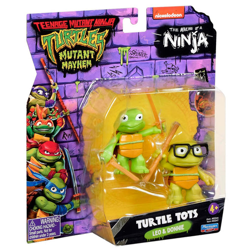 Teenage Mutant Ninja Turtles: Mutant Mayhem: Turtle Tots Leo & Donnie Figures