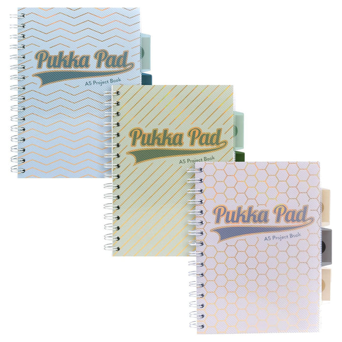 Pukka Pad Haze A5 Project Book (3 Pack)