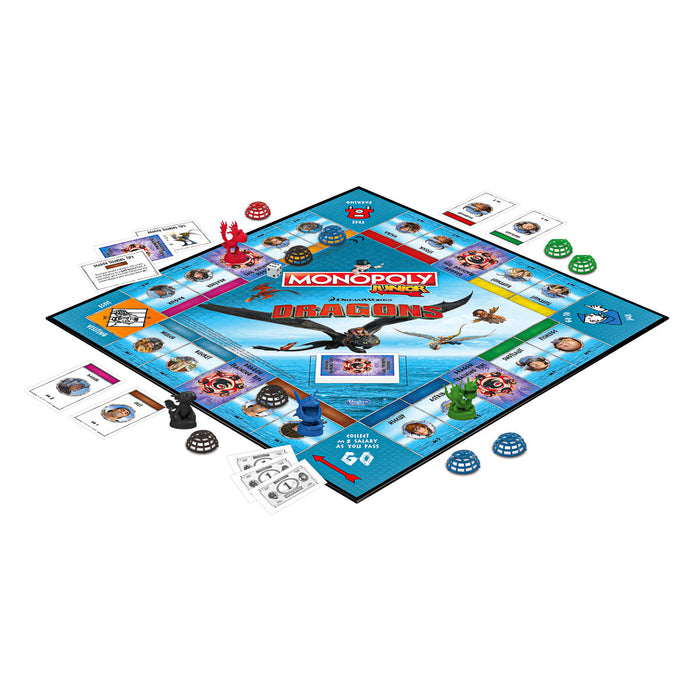 Monopoly Junior Board Game Dragons Edition