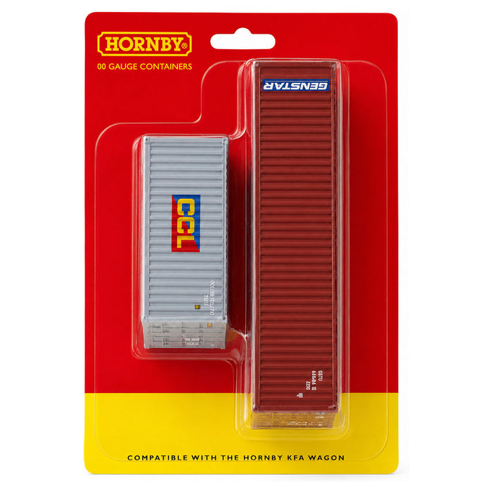 Hornby CCL & Genstar OO Gauge Containers Era 11