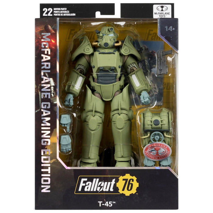 McFarlane Gaming-Edition Fallout 76 T-45 Military Armour Action Figure