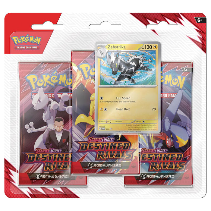 Pokémon TCG: Scarlet & Violet: Destined Rivals 3 Pack Blister